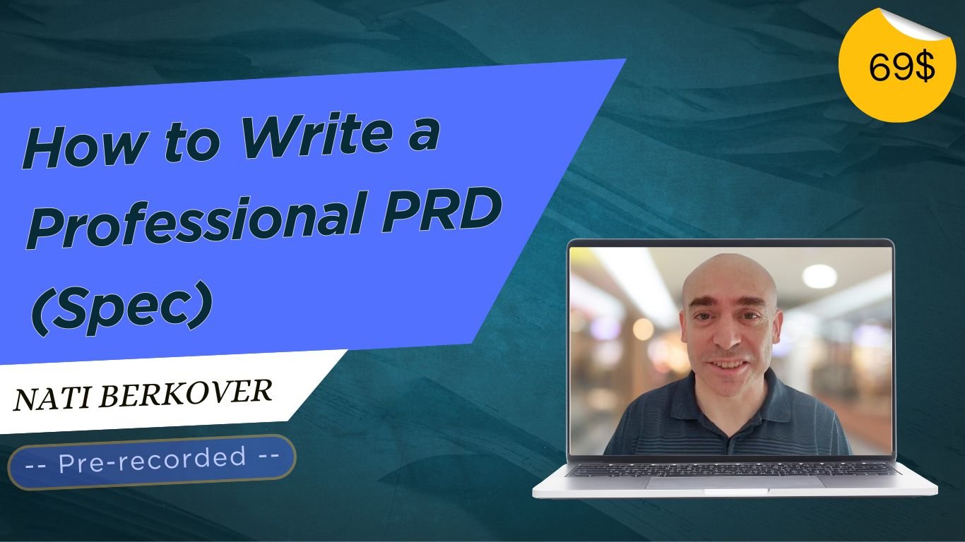 How to write a PRD pre-recorded course